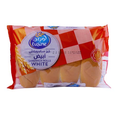 Lusine White Sandwich Rolls 200g - Available at Alosra Online Supermarket