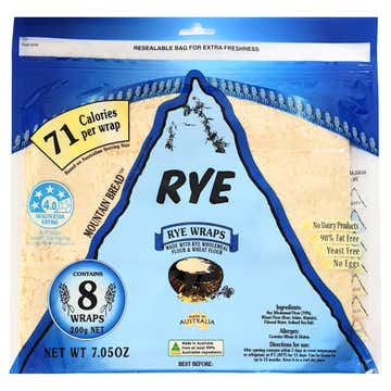 Mountain Bread Rye Wraps 200g - Available at Alosra Online Supermarket