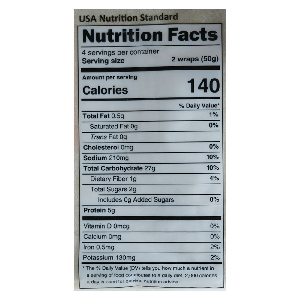 Mountain Bread Rice Wrap 200g left side image