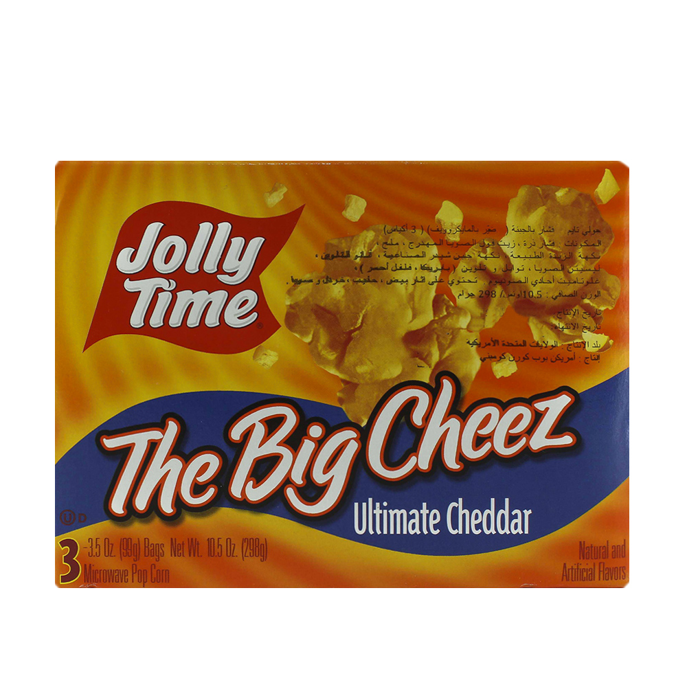 Jolly Time The Big Cheez Popcorn 298g - Available at Alosra Online Supermarket