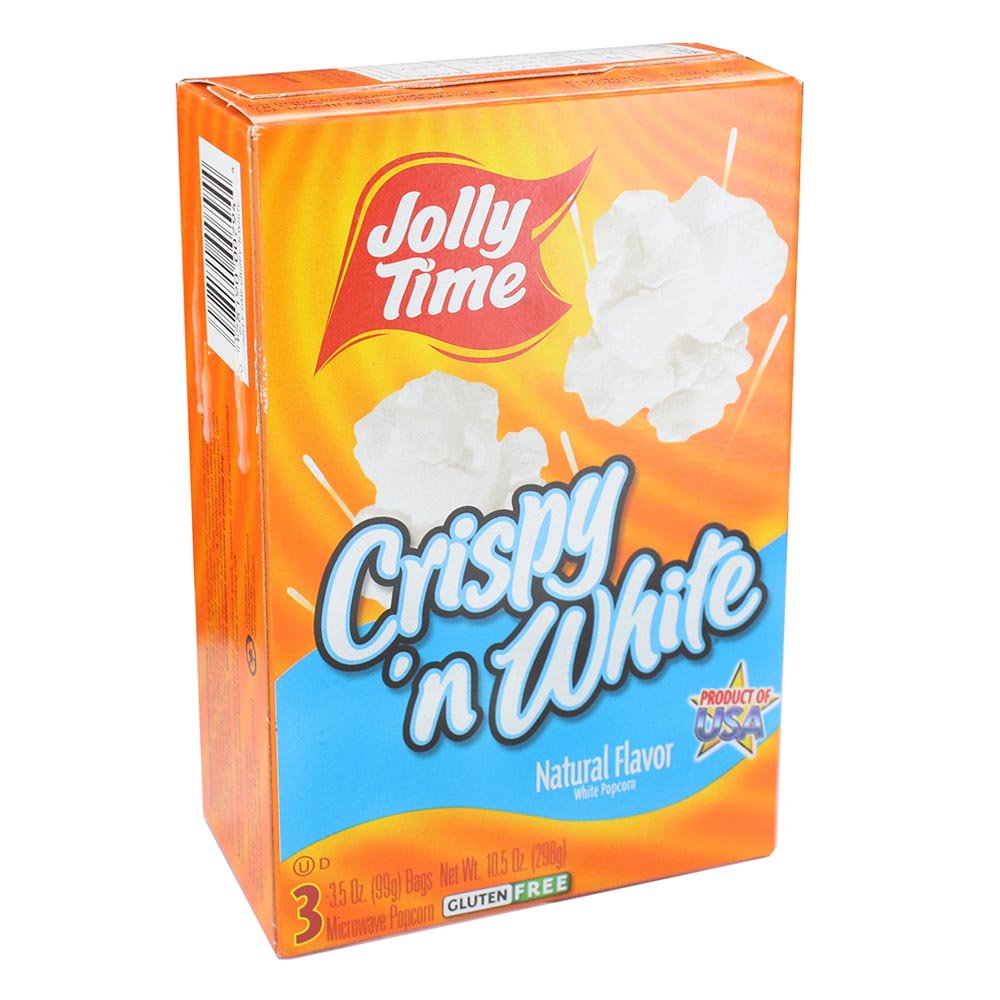 Jolly Time Crispy 'n White Popcorn 298g - Available at Alosra Online Supermarket