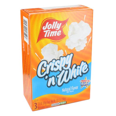 Jolly Time Crispy 'n White Popcorn 298g - Available at Alosra Online Supermarket