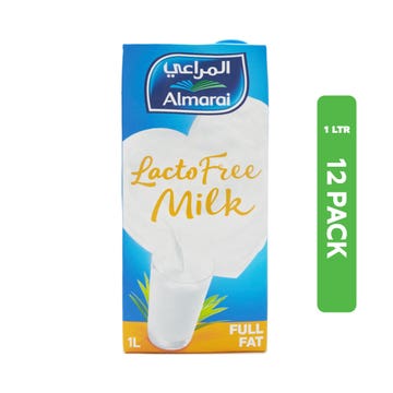 Almarai UHT Lactose Free Milk 12x1L