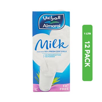 Almarai UHT RCM Fat Free Milk 12x1L