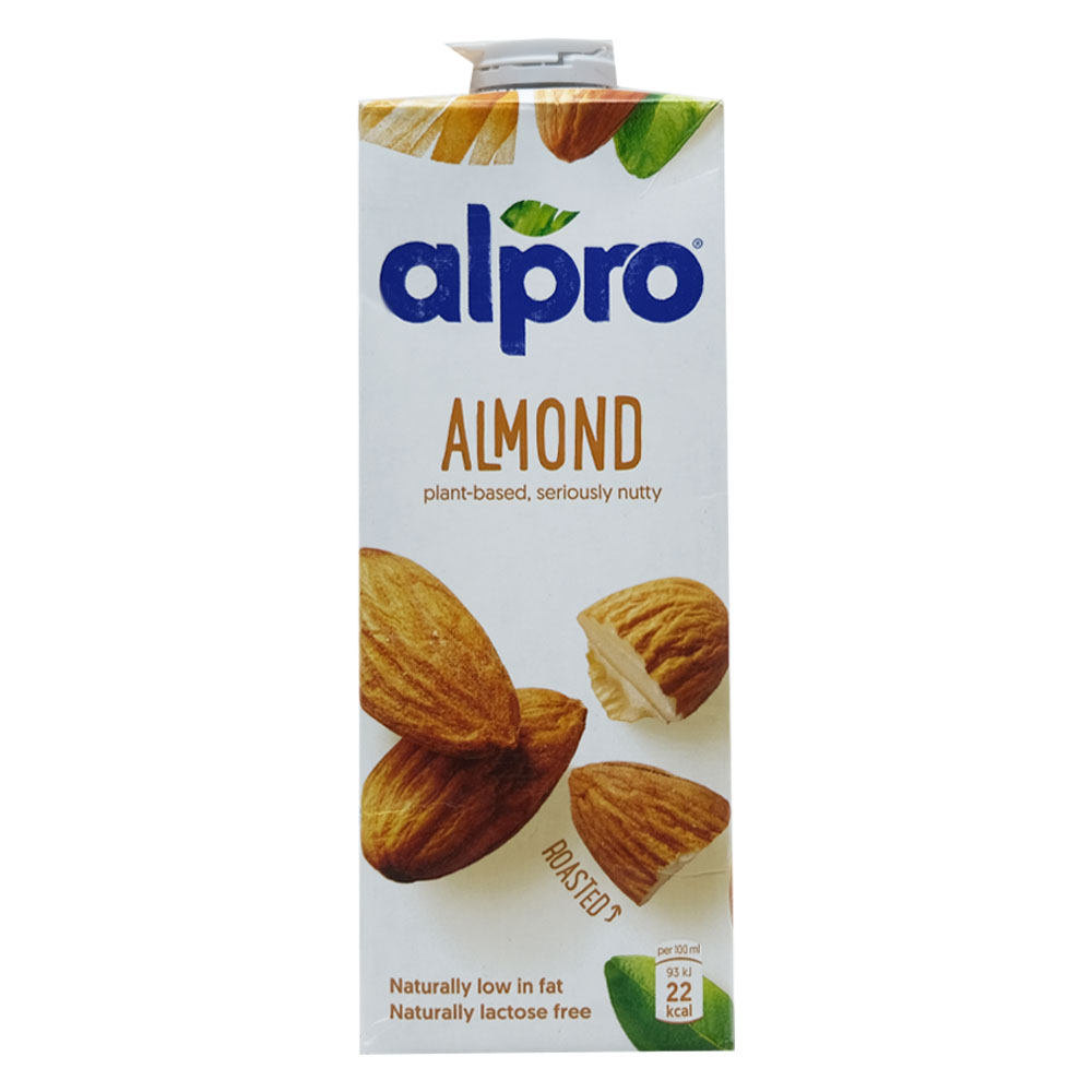 Alpro Soya Almond Drink 1L - Available at Alosra Online Supermarket