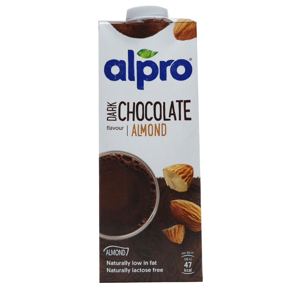 Alpro Almond Dark Chocolate Drink 1L - Available at Alosra Online Supermarket