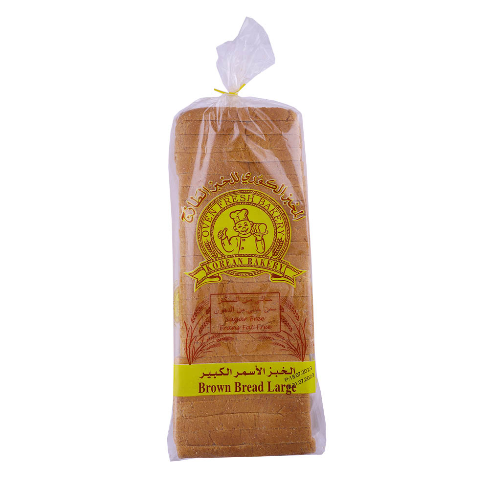 Korean Bakery Brown Sliced Bread Large - Available at Alosra Online Supermarket