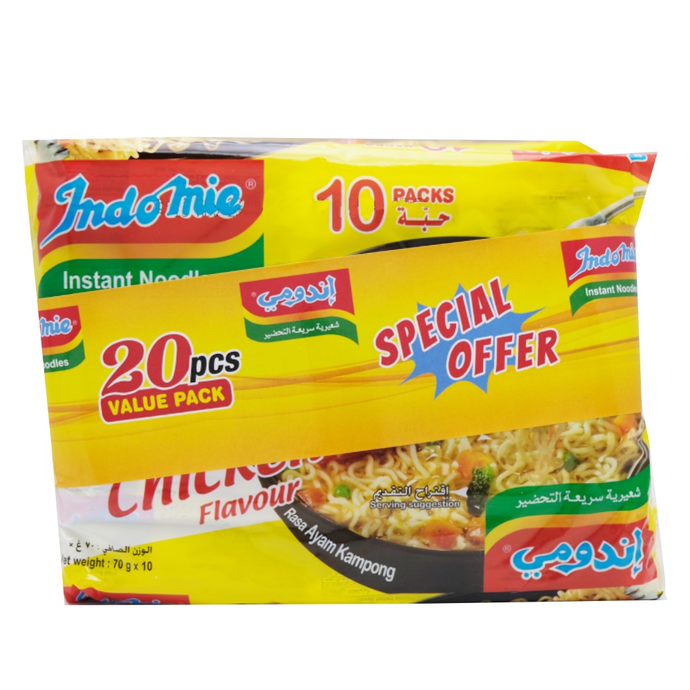 Indomie Noodles Pillow Assorted 20x70g [Special Offer] - Available at Alosra Online Supermarket