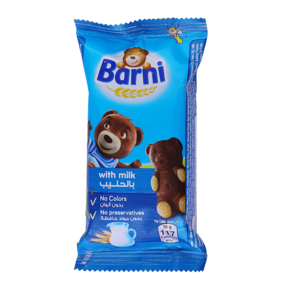 Barni Milk Cake 30g - Available at Alosra Online Supermarket