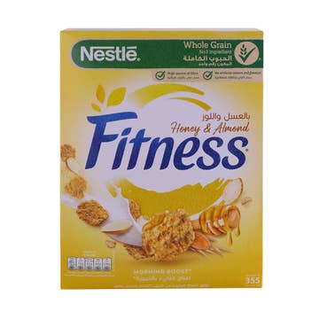 Nestle Fitness Honey & Almond Cereal 355g - Available at Alosra Online Supermarket