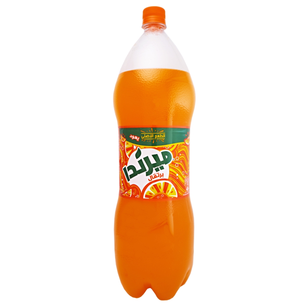 Mirinda Orange Soft Drink Bottle 2.25L back image