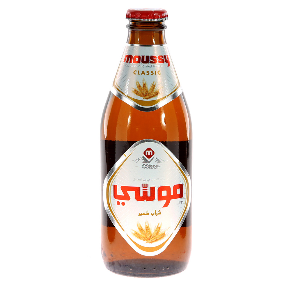 Moussy Classic Non-Alcoholic Malt Drink 330ml - Available at Alosra Online Supermarket