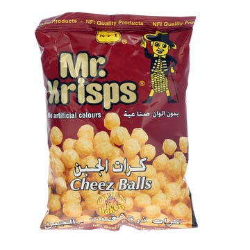 Mr Krisps Cheese Ball 15g - Available at Alosra Online Supermarket