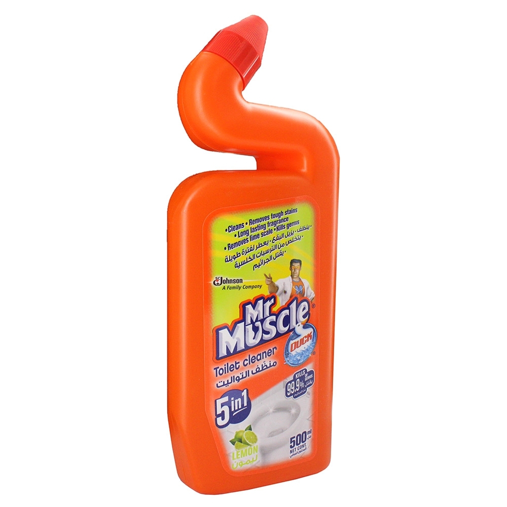 Mr Muscle Citrus Toilet Liquid Cleaner 500ml - Available at Alosra Online Supermarket