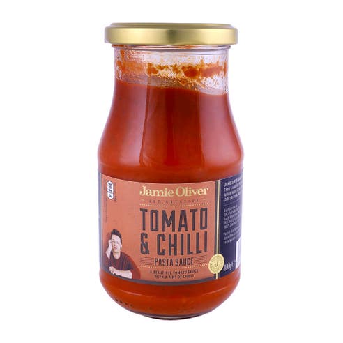 Jamie Oliver Tomato & Chilli Pasta Sauce 400g - Available at Alosra Online Supermarket