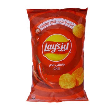 Lay's Chilli Potato Chips 160g - Available at Alosra Online Supermarket