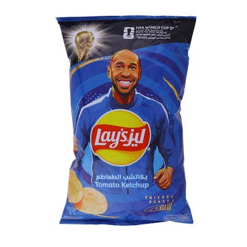 Lay's Tomato Ketchup Potato Chips 160g - Available at Alosra Online Supermarket