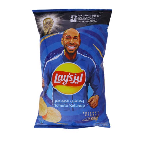 Lay's Tomato Ketchup Potato Chips 160g - Available at Alosra Online Supermarket