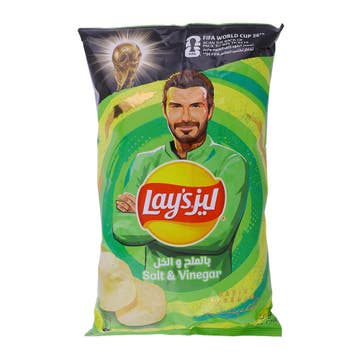 Lay's Salt & Vinegar Potato Chips 185g - Available at Alosra Online Supermarket