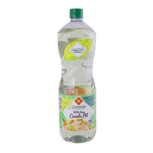 Lesieur 100% Pure Canola Oil 1L - Available at Alosra Online Supermarket