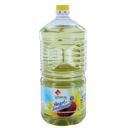 Lesieur Heart of Sunflower Oil 3L - Available at Alosra Online Supermarket