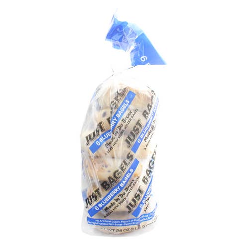 Just Bagels Blueberry Bagels 680g [6 Pieces] - Available at Alosra Online Supermarket