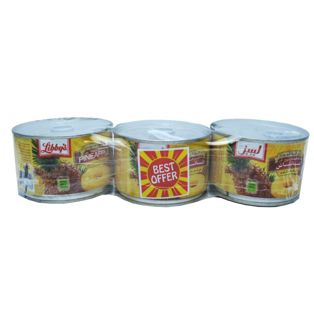 Libbys Sliced Pineapple 3x235g [Special Offer] 