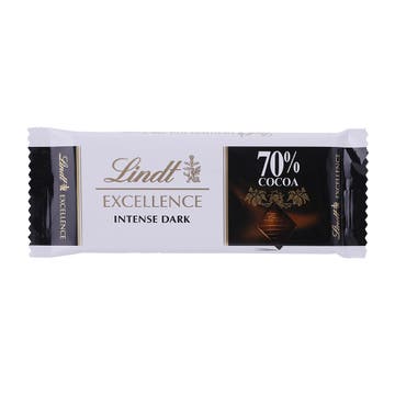 Lindt Excellence 70% Cocoa Intense Dark Chocolate 35g - Available at Alosra Online Supermarket