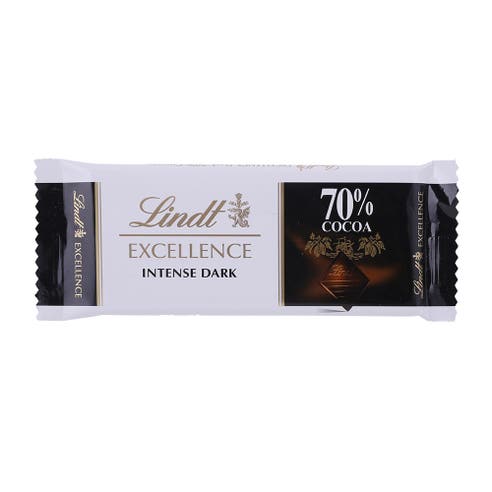 Lindt Excellence 70% Cocoa Intense Dark Chocolate 35g - Available at Alosra Online Supermarket