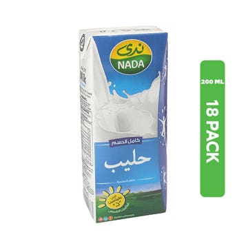 Nada UHT Full Cream Milk 18x200ml