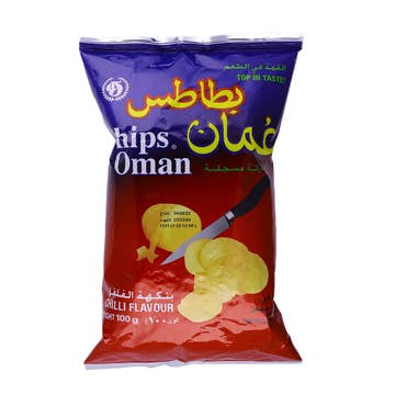 Chips Oman Original Potato Chips 100g [Big] - Available at Alosra Online Supermarket
