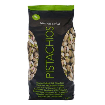 Wonderful Roasted Salted Pistachios 1Kg - Available at Alosra Online Supermarket