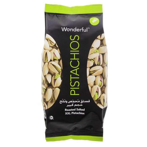 Wonderful Roasted Salted Pistachios 220g - Available at Alosra Online Supermarket