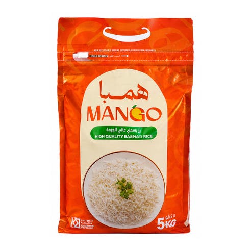 Kazerooni Brothers Mango Basmati Rice 5Kg - Available at Alosra Online Supermarket