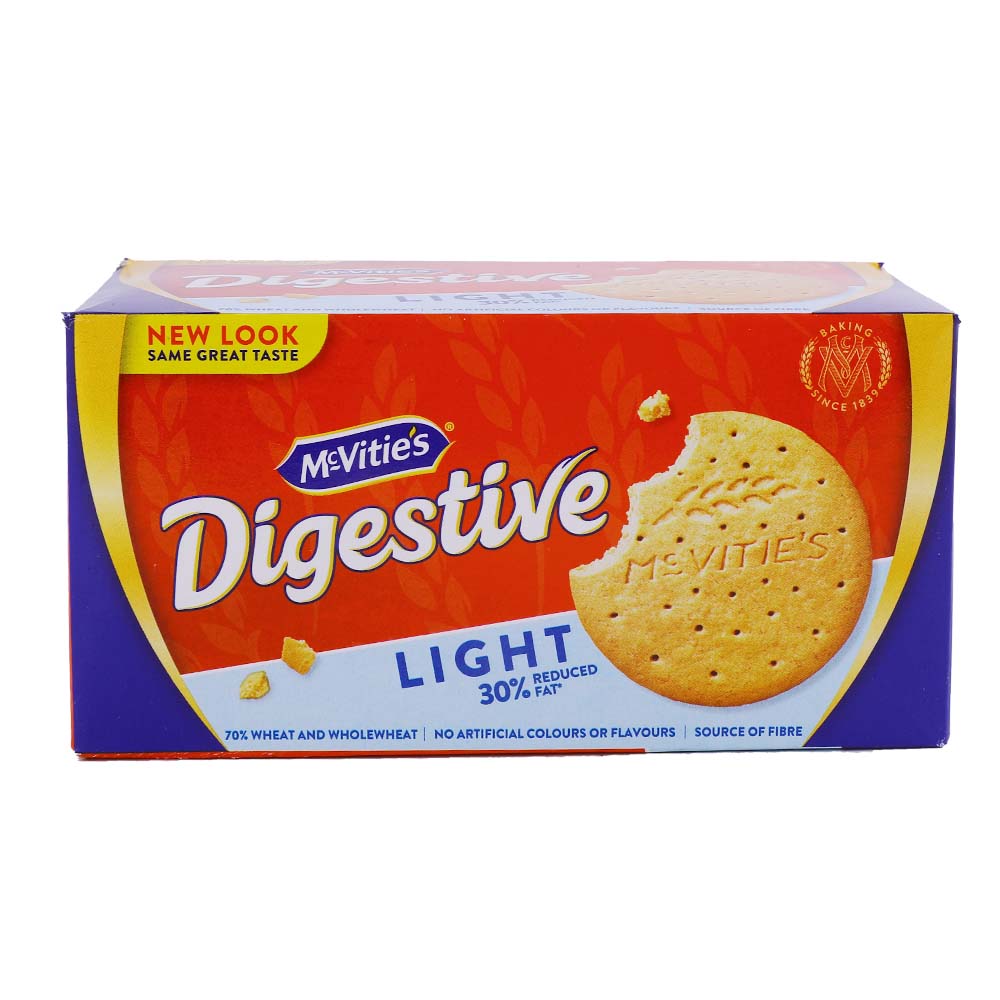 McVitie's Digestive Light Biscuits 250g - Available at Alosra Online Supermarket