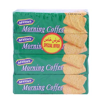 McVitie's Morning Coffee Biscuit 4x150g [Special Offer]