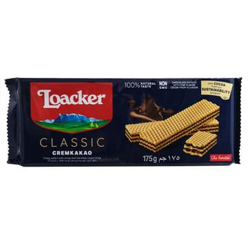 Loacker Classic Cremkakao Wafers 175g - Available at Alosra Online Supermarket