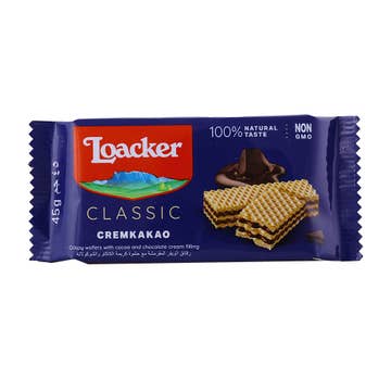 Loacker Classic Cremkakao Wafers 45g - Available at Alosra Online Supermarket