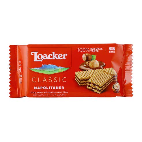 Loacker Classic Napolitaner Biscuits 45g - Available at Alosra Online Supermarket