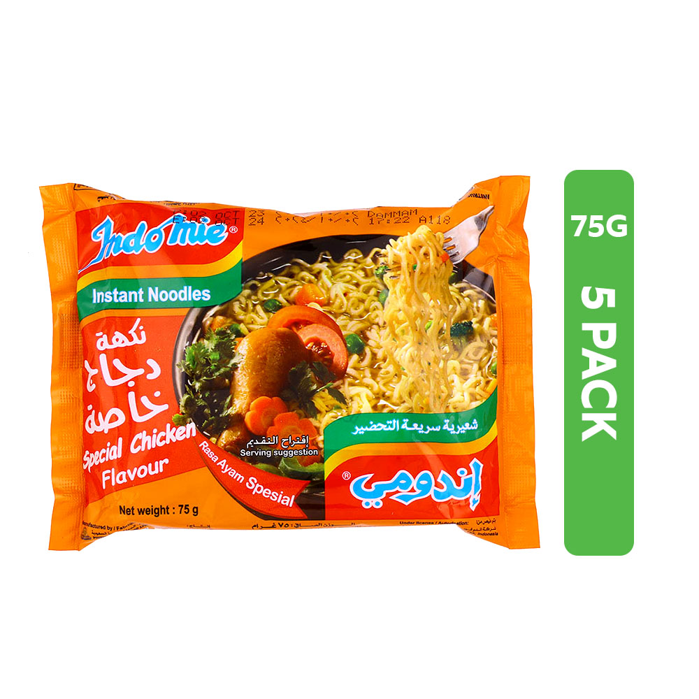 Indomie Special Chicken Noodles 75g [5 Pack] - Available at Alosra Online Supermarket