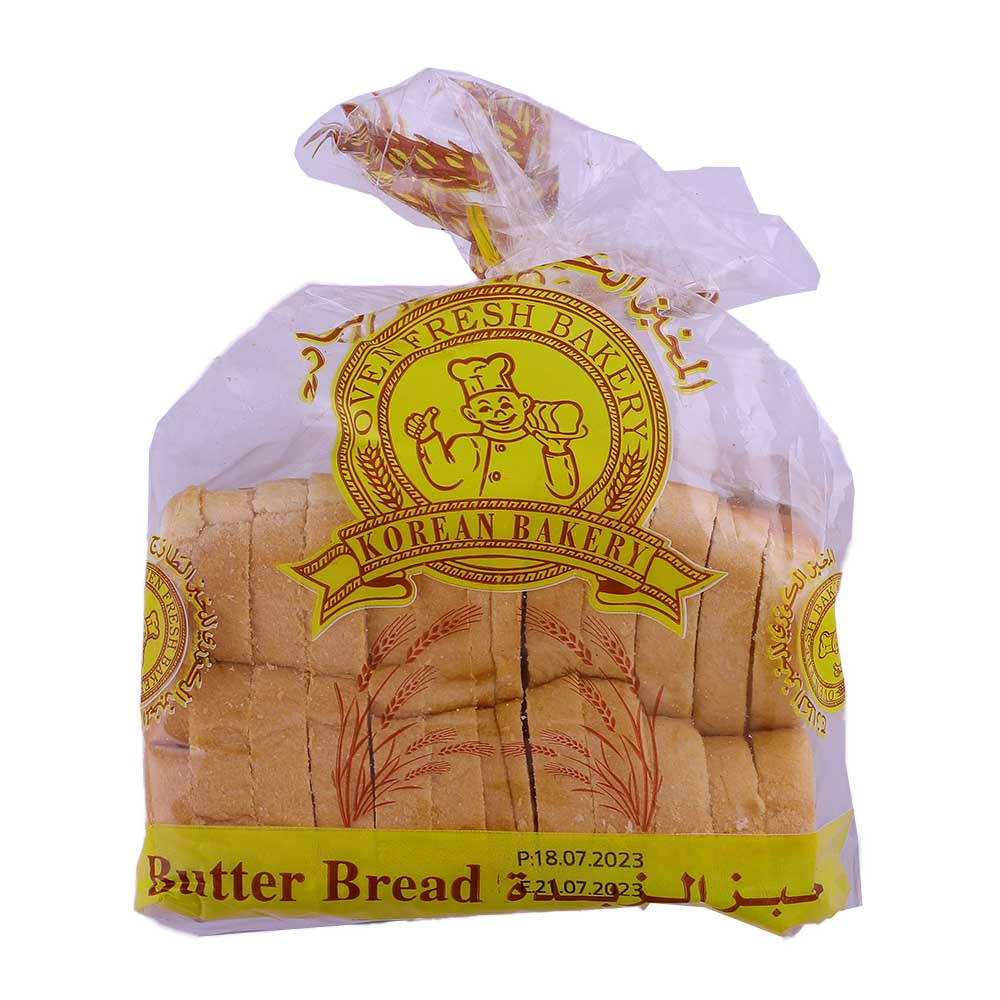 Korean Bakery Butter Sliced Bread 380g - Available at Alosra Online Supermarket