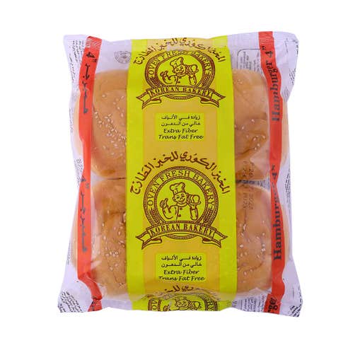 Korean Bakery Hamburger Buns 4's - Available at Alosra Online Supermarket