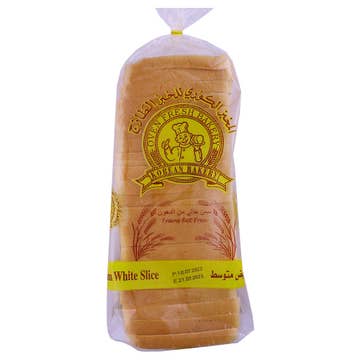 Korean Bakery White Sliced Bread Medium 520g - Available at Alosra Online Supermarket
