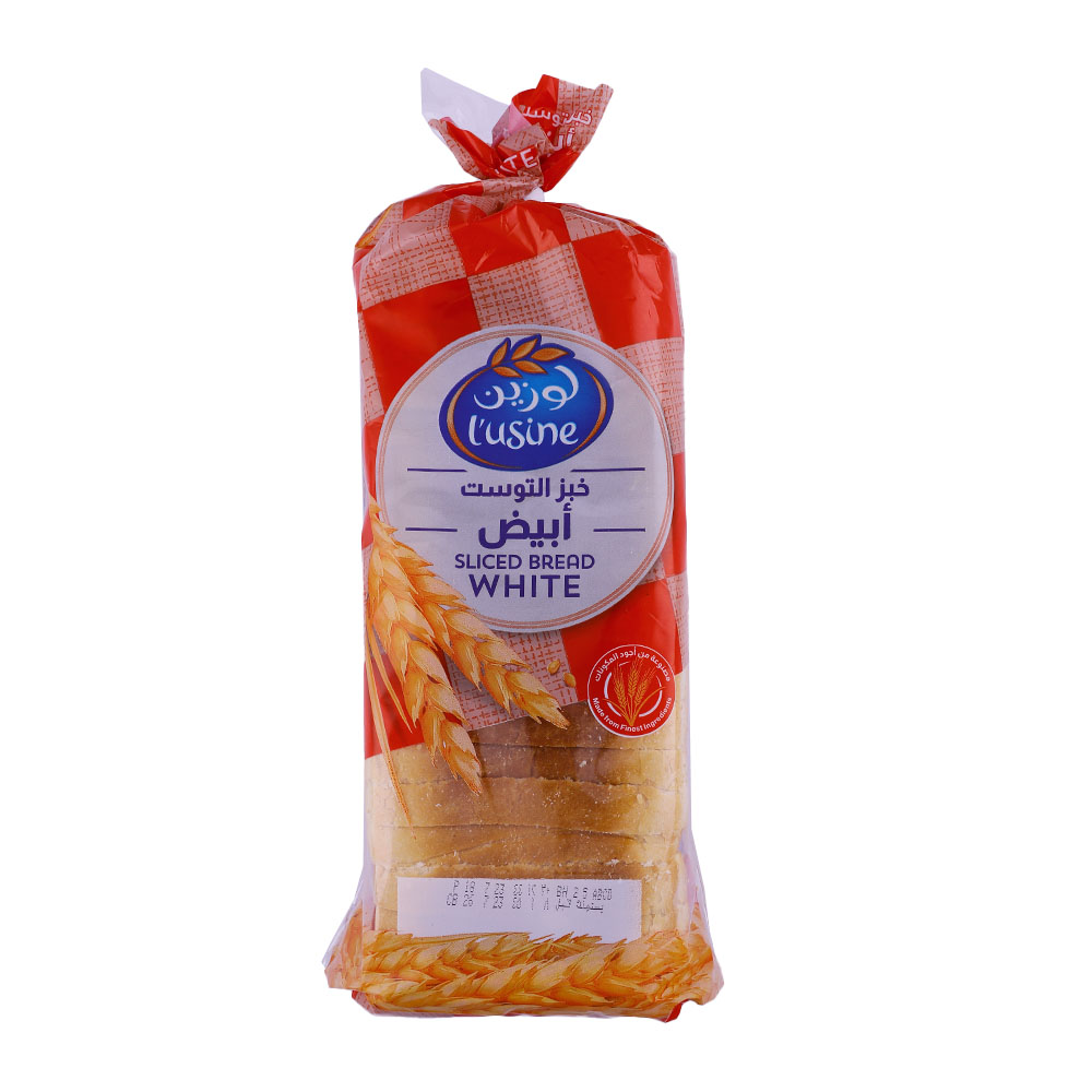 L'usine White Sandwich Bread 600g - Available at Alosra Online Supermarket
