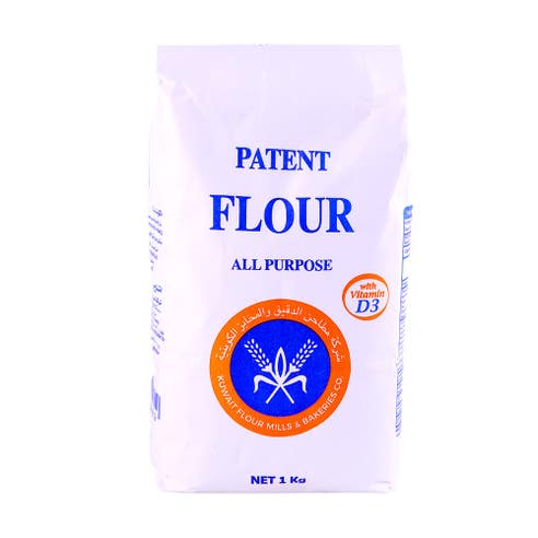 Kuwait Flour Mills All Purpose Flour 1Kg - Available at Alosra Online Supermarket