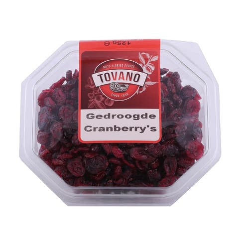 Tovano Dried Cranberries 125g 