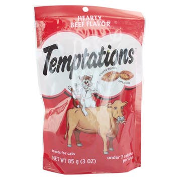 Whiskas Temptations Hearty Beef Cat Treats 85g - Available at Alosra Online Supermarket
