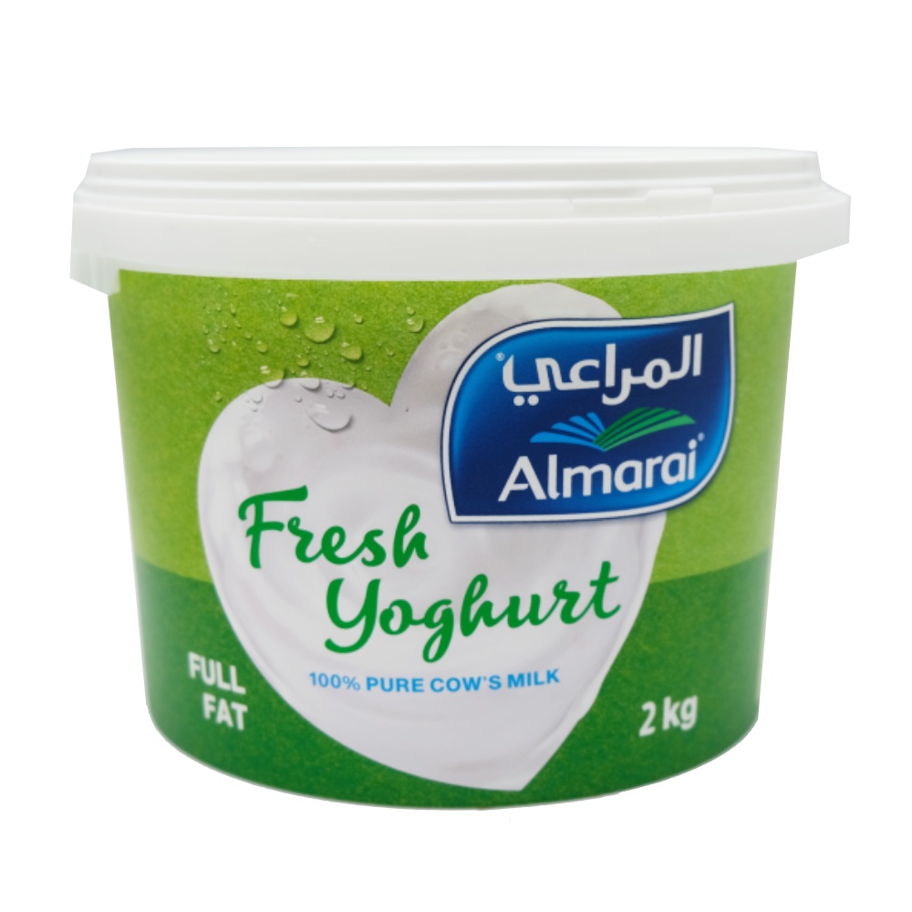 Almarai Full Fat Fresh Yoghurt 2Kg back image