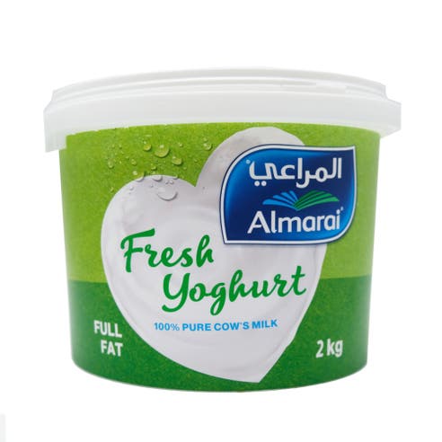Almarai Full Fat Fresh Yoghurt 2Kg - Available at Alosra Online Supermarket