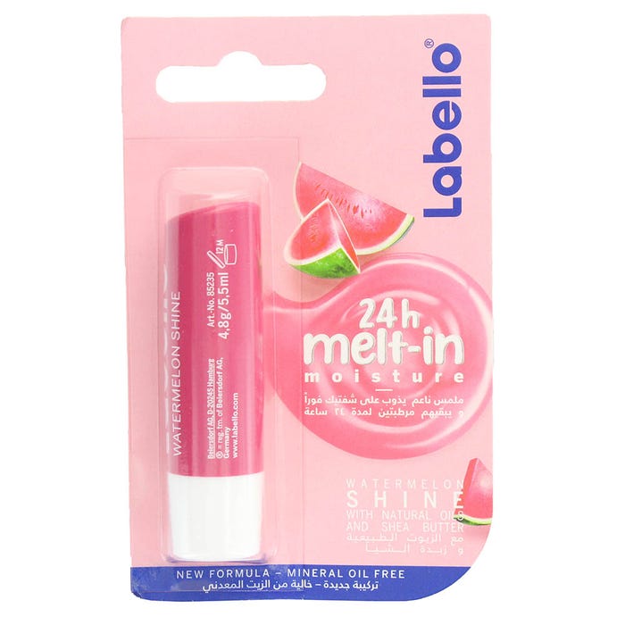 Labello Watermelon Shine Moisture Lip Balm 4.8g - Available at Alosra Online Supermarket